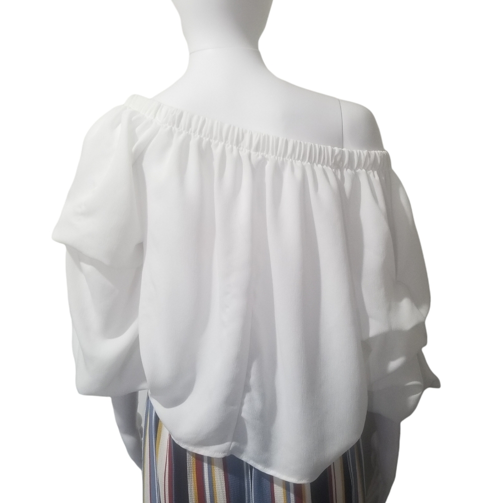 Off Shoulder White Top Small